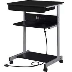 【Versatile Usage】This compact desk workstation with a power outlet is perfect for small spaces for dealing deal...