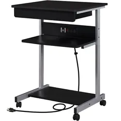 【Versatile Usage】This compact desk workstation with a power outlet is perfect for small spaces for dealing deal...
