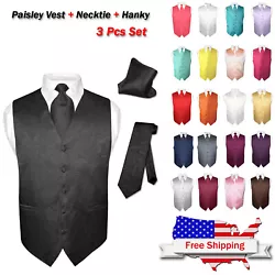 The Paisley Neck Tie is Standard Length Tie Yourself Non Pre Tied Necktie. Pick from over 20 Paisley Design Solid Color...