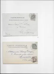 timbres france oblitérés avant 1900 sur lettres.cad hoctogonal Bordeaux à Buenos-Ayres 2°L.Kn°4- 16 avril 1905 sur...