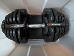 Bowflex SelectTech 1090I Adjustable Dumbbell (ONE DUMBBELL ONLY) AS IS. Product switches weights well but some weights...