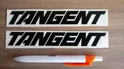 TANGENT BMX SET OF 2 STICKERS NEW. A couple of weeks of delay with the international service can be expected due to the...