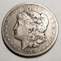 1878-CC Morgan Silver Dollar.   See photos for actual coin being sold.