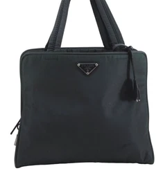 Item No. 1926E. Material Nylon. Pocket Inside Pocket has dingy,rubbed. Style Hand bag. Color Green. S Like a new, but...