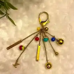Authentic Louis Vuitton Porte Cles Grelot bag charm. This is how you show your bag as your own style! Good condition...