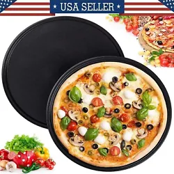 Perfect for daily baking use, preparing ingredients, baking pizza and slicing on the pan. You also can use round pizza...