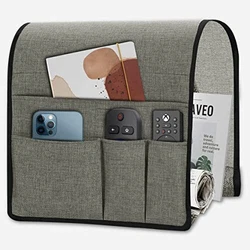 Its also wrinkle resistance, colorfast and shrink-proof. 【Handy Pockets】: 5 pockets of the sofa armrest organizer...