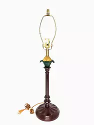 PINEAPPLE IS RESIN. ANTIQUE BRONZE FINISH. TABLE LAMP. I would never lie by omission, and I try to include any and all...