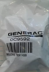 Original Generac 0C9592 Guardian Bellows 7kw HSB. Condition is New.