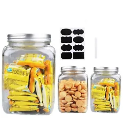 The whole jar is made of food-grade materials, durable and reusable, clean and non-toxic, won’t leach harmful...