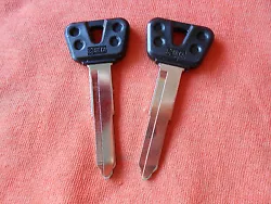 HIGH QUALITY MADE BY SILCA YH35RBP YM63 Or X248. Ilco EZ YM63. 2 Yamaha Motorcycle Rubber Head Key Blanks are included...