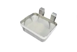 Two of these baskets can fit in a larger ultrasonic unit, giving you greater flexibility in your ultrasonic cleaning.