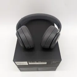 Beats by Dr. Dre Solo3 Wireless Headphones - Asphalt Gray A1796 Tested Working. There is an imperfection/stain on the...