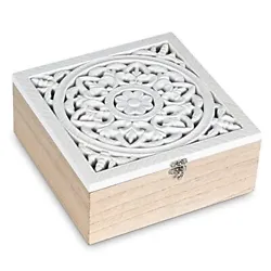 【PATENT PENDING TEA BOX】 This elegant and beautiful tea box is carefully processed and made of quality wood. With...