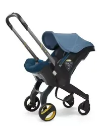 The car seat stroller can be easily secured using a 5-point seat belt, or with a base ( not included). It is well...