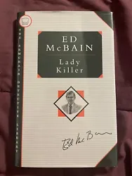 Ed McBain LADY KILLER First US Hardcover edition 1994 Armchair Detective SIGNED.