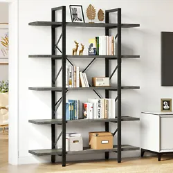Keep the bookcase stable on the uneven floor and protect your floor being scratched. Black Bookshelf. Gold & White...