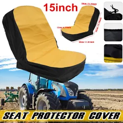 1x Mower Seat Cover. Fits seats on most tractor models without armrests.
