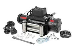 9500 LB. Pro Series Electric Winch | Steel Cable. Motor: Powerful 5.5HP , Gear Ratio 265:1 , 3 Stage Planetary with...