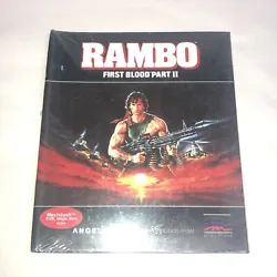 RAMBO FIRST BLOOD PART II MACINTOSH Mindscape Computer Game! BRAND NEW!.