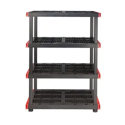ORGANIZED: Keep your space organized and ready to go with the CRAFTSMAN 4-Tier Storage Rack. Whether you’re owning...