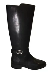 RTLS $250 COACH BLACK LEATHER KNEE HIGH BOOTS SZ 5BRAND NEW- not in original box.  Save on shipping, look at my many...