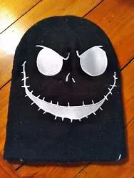 Nightmare Before Christmas Jack Skeleton Winter Hat - Adult Size.[RCLB9] Nice Condition one size fits most adult winter...