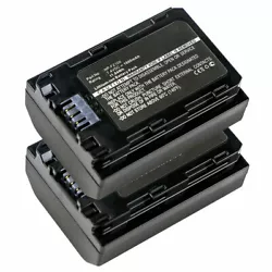 Sony A7R IV ILCE-7RM4, A6600 ILCE-6600. Batterie de Rechange de tr�s bonne Qualit� avec une grandeCapacit�:...