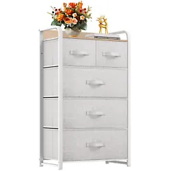 Organize everything in your closet - clothes, toys, belts, socks, hats and gloves. LARGE STORAGE CAPACITY - 5 drawers...