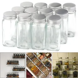 Suitable for organize seasoning, storing spices, salt, pepper. NOTE: Keep these jars away from heat, hot water and fire...