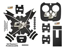 Ultradecal DJI Phantom 3 Professional /Advanced & 4K Skin Wrap. DJI Phantom 3 Professional / Advanced & 4K. This custom...