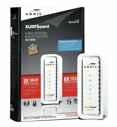 Arris Surfboard SBG6700-AC DOCSIS 3.0 Cable Modem Wi-Fi AC1600 Router.