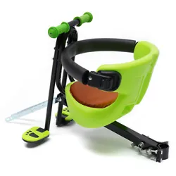 This bicycle front seat allows you to keep an eye on your child and the road at the same time. Thick cushion provides...