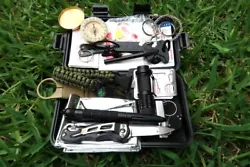 ✅ MULTI SURVIVAL TACTICAL KITS LIGHT WEIGHT STRONG PORTABLE: The tactical survival kit is impact resistance...