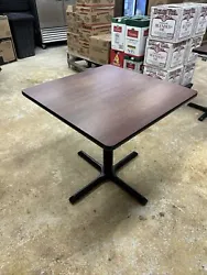 Used Restaurant Table and Base Set (30” x 30”)Tabletop and Base sold together. In terrific condition, our...