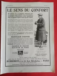 Publicité de presse: 1930. Issue dune revue ou magazine ancien (lillustration 1930 ).