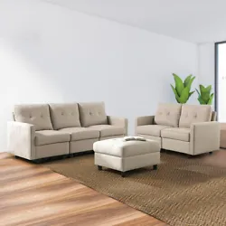 The premium microfiber provides ultimate comfort and style to your living space. Sleeper Sofa：No. Product Type: Sofa....