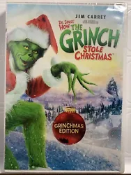 Dr. Seuss How the Grinch Stole Christmas (Grinchmas Edition) (DVD, 2000). Photos are of the item that ships same day...