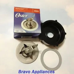 Fits all Oster, Osterizer and Oster Kitchen Center Blenders. Base does not include box. - Stainless Steel Blade. Model...