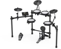 Nbre de cymbales : 3. - Nbre de kits batterie : 15. - 1 x grosse caisse. - 1 x ride 10