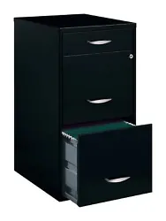 Featuring two file drawers and one storage drawer, this file cabinet features steel construction and a smart, efficient...