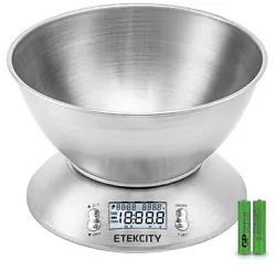 This Etekcity digital scale is a versatile kitchen gadget that helps in measuring food items accurately. It comes with...