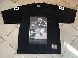 Oakland Raiders Jerry Rice Player Of The Century By Jeff Hamilton Jersey. Condition is 