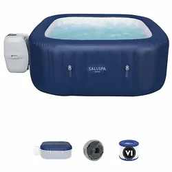 Relax in the Bestway SaluSpa Hawaii AirJet Hot Tub. Its everything you love about hot tubs, but portable and...