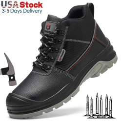 Lightweight design enhanced flexibility so you can move comfortably. Steel Toe Cap: The head of the steel toe shoes is...