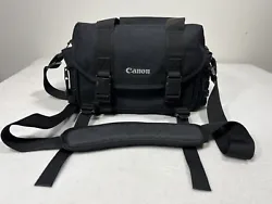 Canon 200DG Digital Gadget Camera Equipment Bag - Black w/shoulder strap. Measurements are 13 inches - 8 inches - 8...