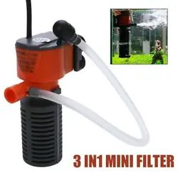 3 IN 1 function, be used for pumping, spraying oxygen, fountain, etc. Function: Filtered water, Oxygen, Circulating...