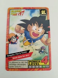 Carte Dragon Ball GT Grand Combat Part 7 723 Power Level Super battle card Z.