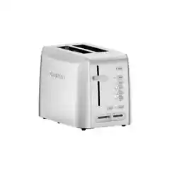 5 Bread Types: Bread, Bagel, Waffle, Pastry, English Muffin. Cuisinart Custom Select 2-Slice Toaster. High Lift Lever...