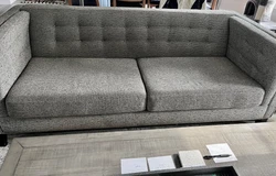 Up for sale is a love seat sofa, 80